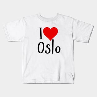 I Love Oslo Kids T-Shirt